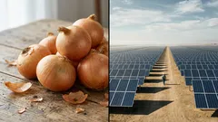 Le bucce di cipolla potrebbero proteggere i pannelli solari: gli scienziati hanno fatto una scoperta sorprendente